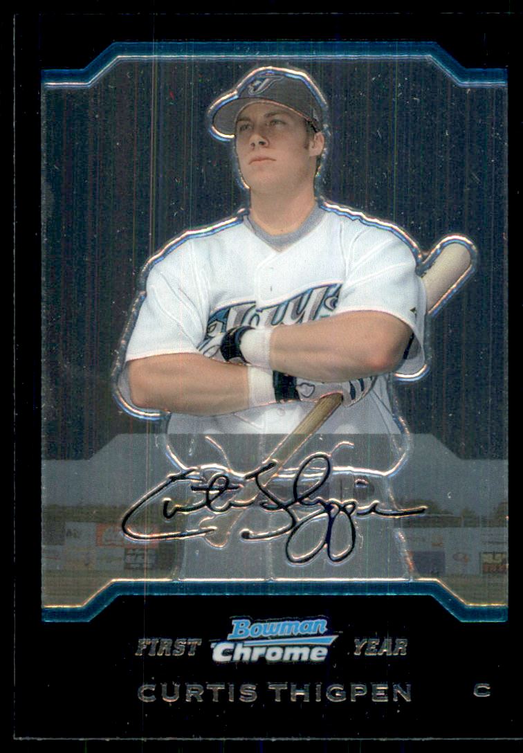 2004 Bowman Chrome Draft #93 Curtis Thigpen RC