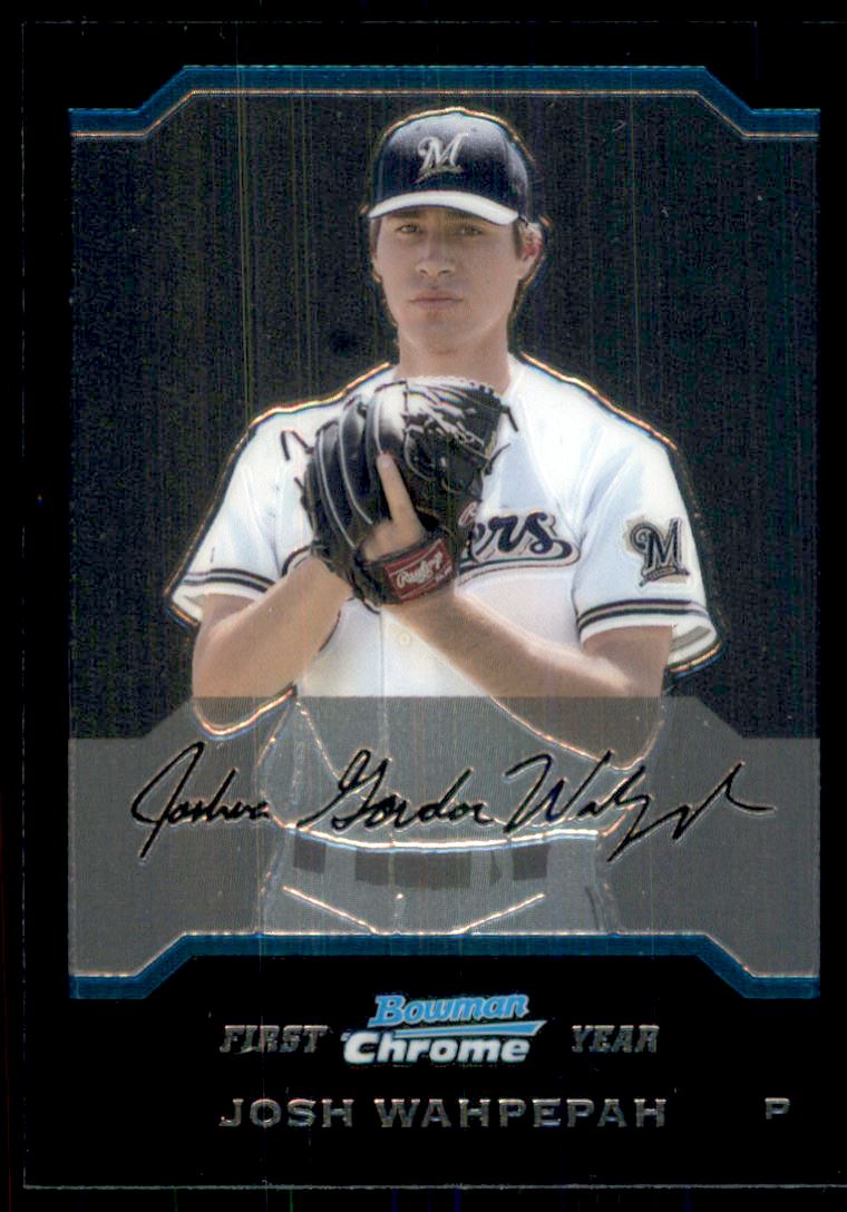 2004 Bowman Chrome Draft #110 Josh Wahpepah RC