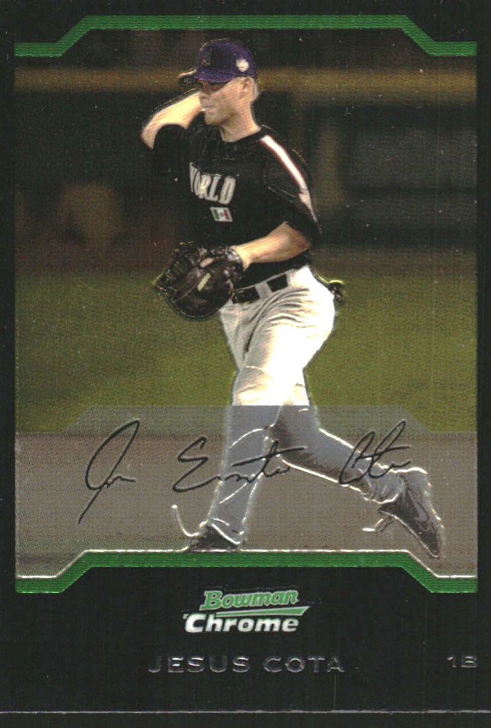 2004 Bowman Chrome Draft #129 Jesus Cota