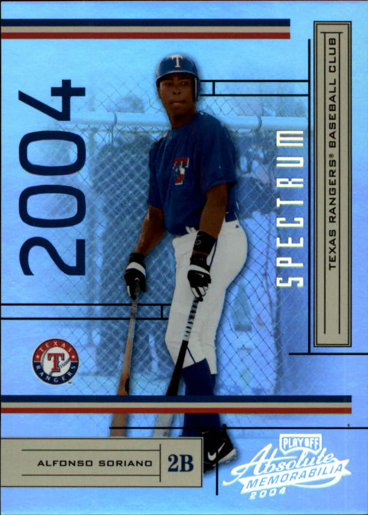2004 Absolute Memorabilia Spectrum Silver #191 Alfonso Soriano