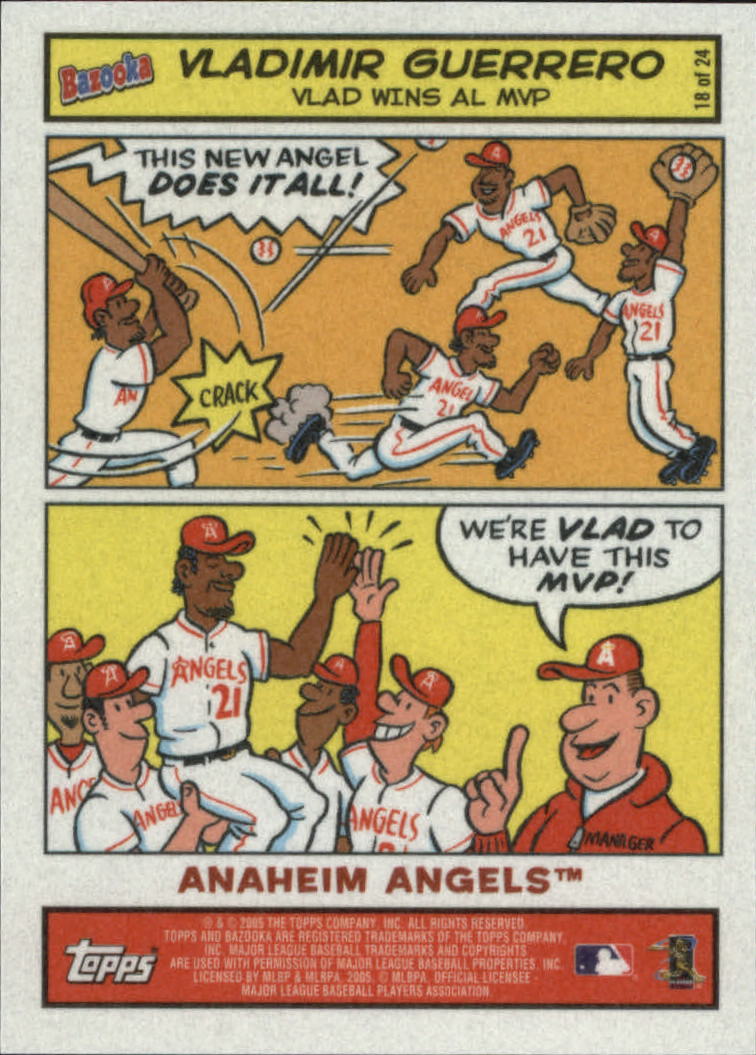 2005 Bazooka Comics #18 Vladimir Guerrero