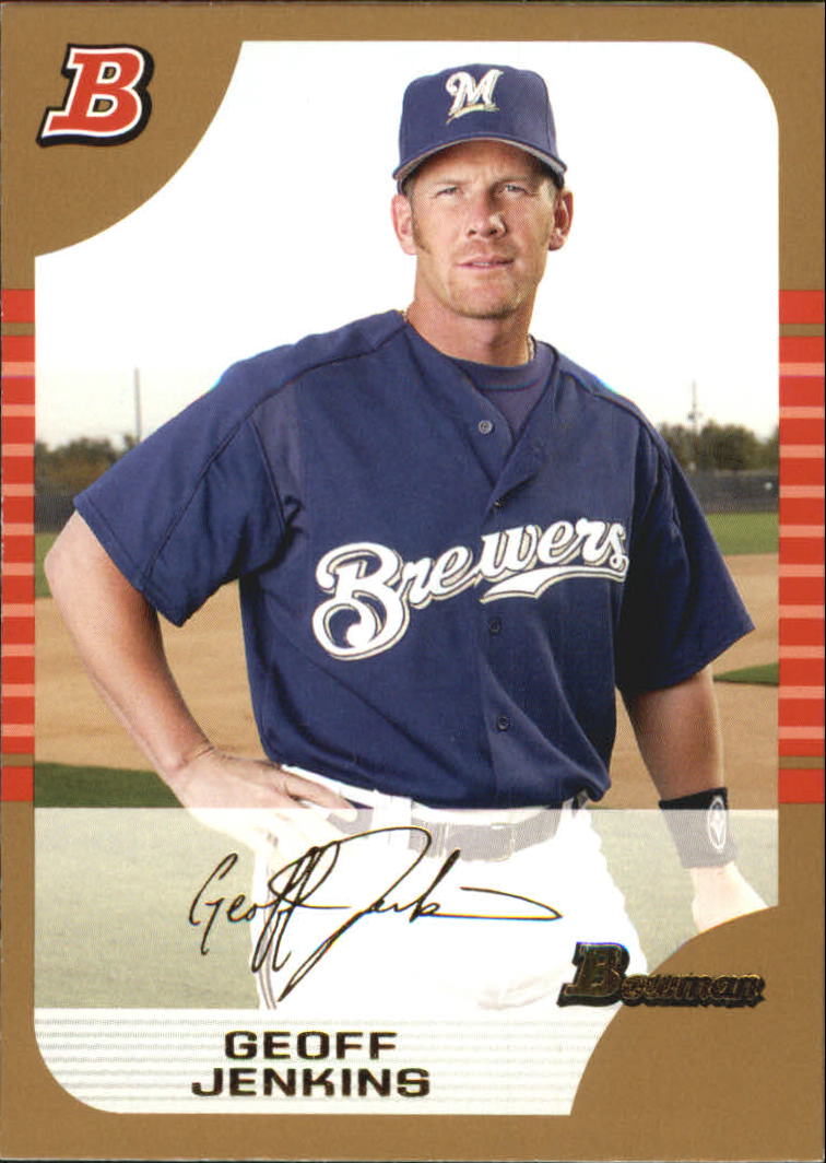 2005 Bowman Gold #96 Geoff Jenkins