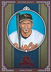 2005 Diamond Kings Framed Red #28 Miguel Tejada