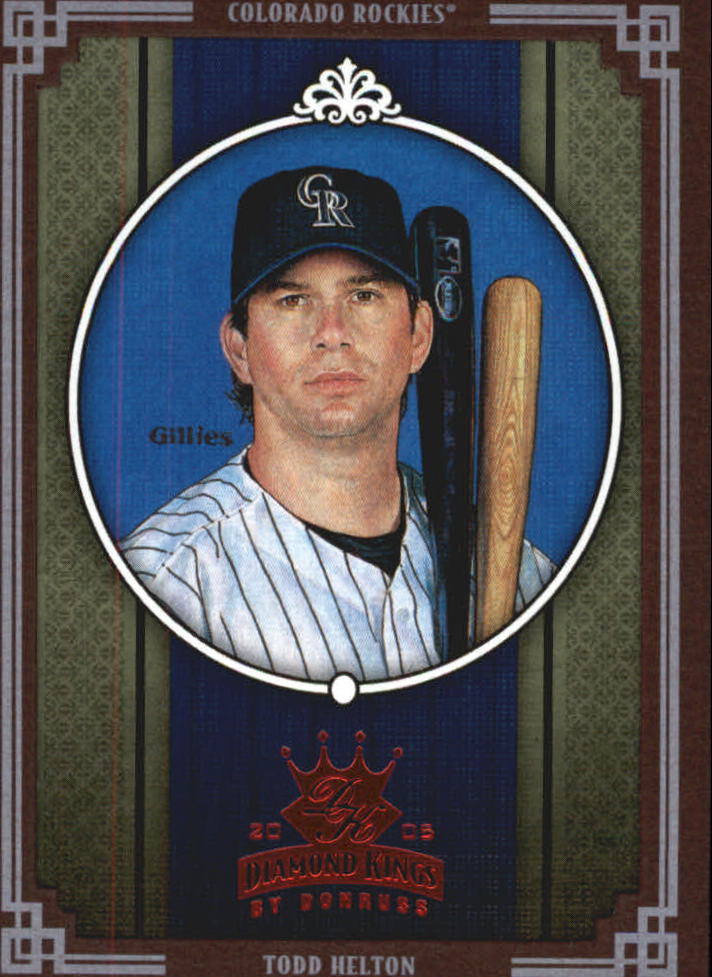 2005 Diamond Kings Framed Red #84 Todd Helton
