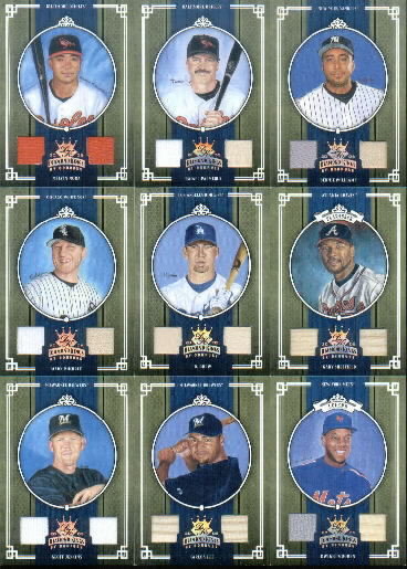2005 Diamond Kings Materials Bronze #356 J.D. Drew Bat-Bat/200