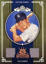 2005 Diamond Kings Materials Bronze #438 Billy Martin Jsy-Pants/200