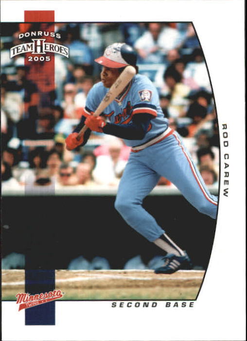 2005 Donruss Team Heroes #189 Rod Carew