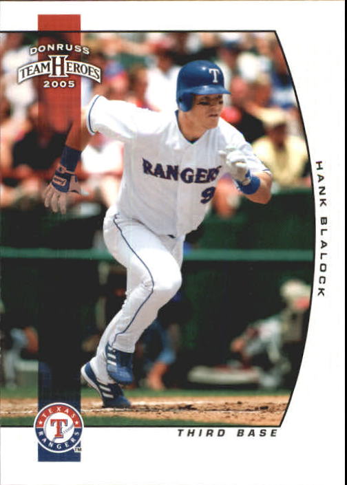 2005 Donruss Team Heroes #315 Hank Blalock