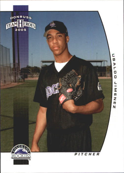 2005 Donruss Team Heroes #369 Ubaldo Jimenez RC