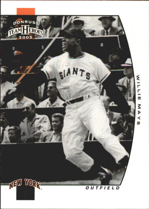 2005 Donruss Team Heroes #422 Willie Mays