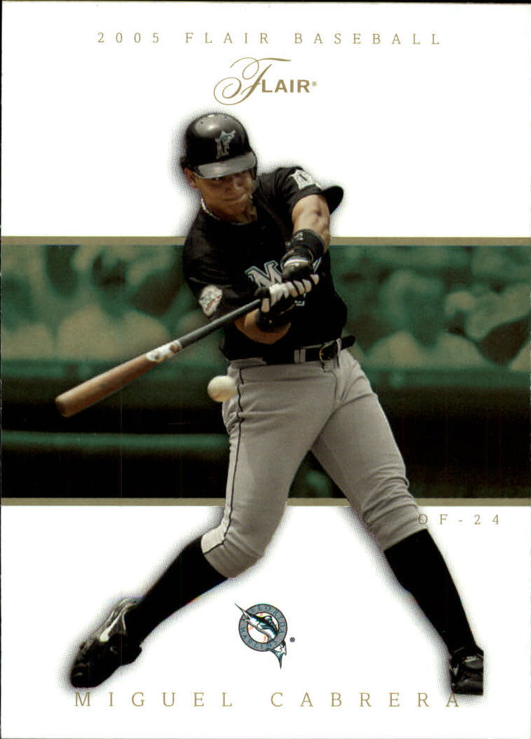 2005 Flair #3 Miguel Cabrera