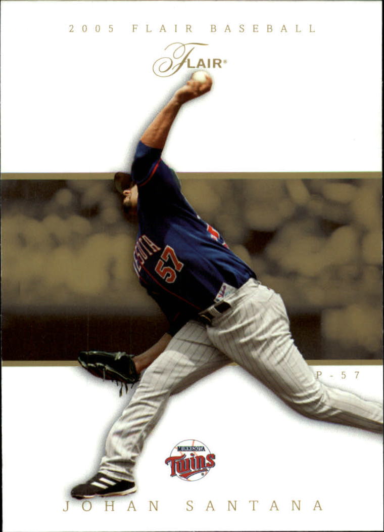 2005 Flair #30 Johan Santana