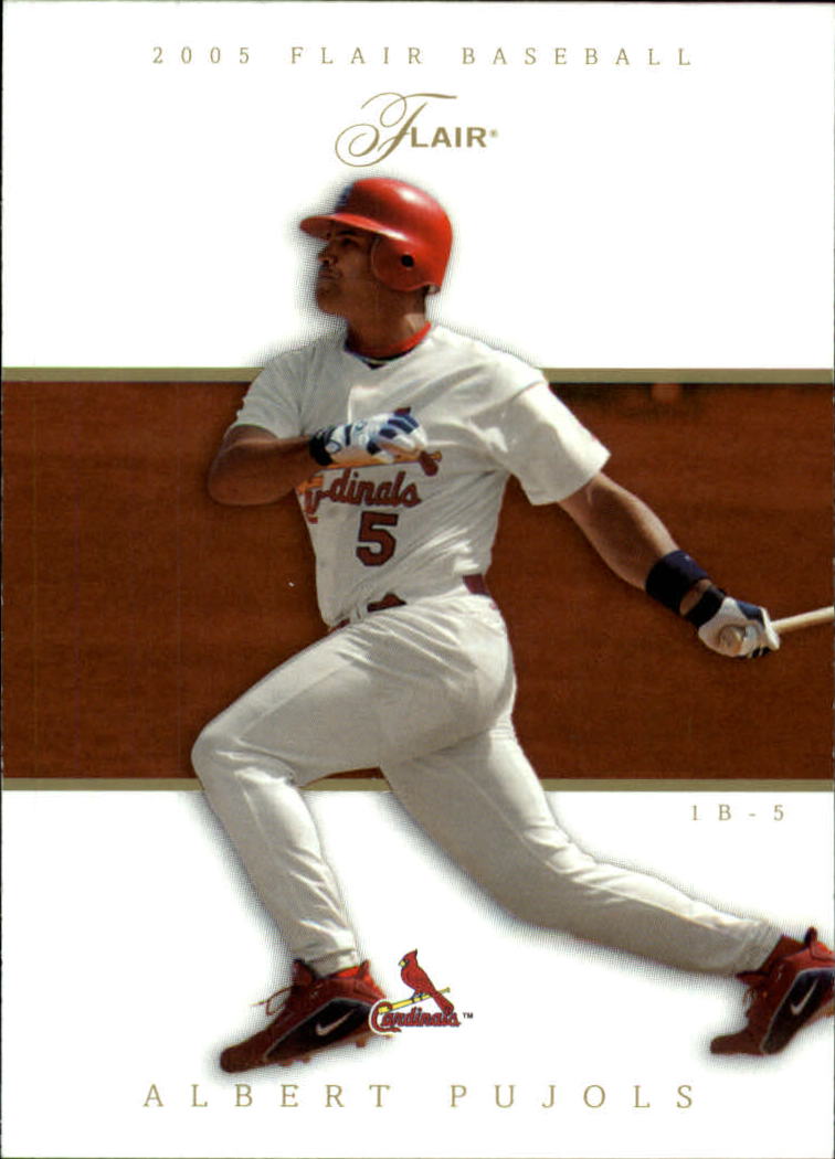 2005 Flair #48 Albert Pujols