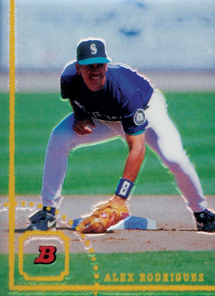 2005 Bowman Chrome A-Rod Throwback #94AR Alex Rodriguez 1994 front image