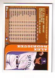2005 Bowman Chrome A-Rod Throwback #97AR Alex Rodriguez 1997 back image