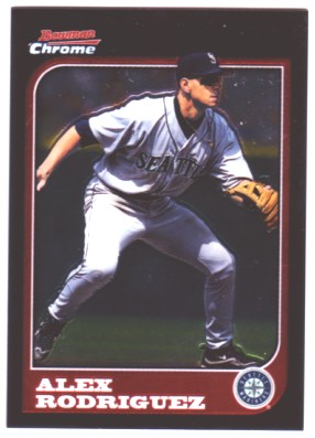 2005 Bowman Chrome A-Rod Throwback #97AR Alex Rodriguez 1997