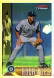 2005 Bowman Chrome A-Rod Throwback Refractors #95AR Alex Rodriguez 1995