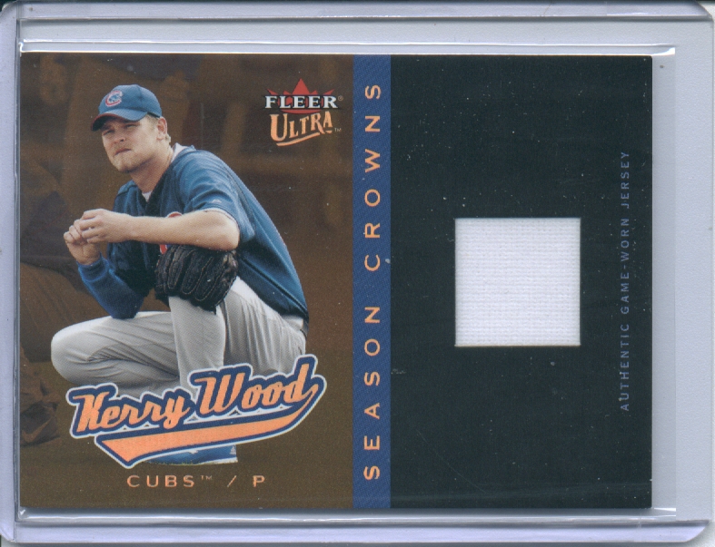 2005 Ultra Season Crowns Game Used Copper #8 Kerry Wood Jsy