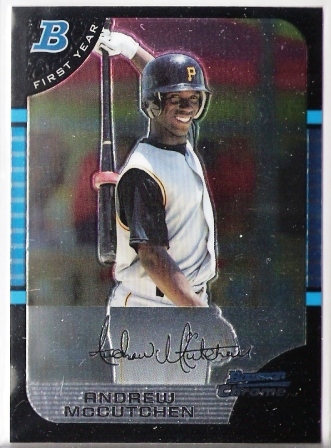 2005 Bowman Chrome Draft #63 Andrew McCutchen FY RC