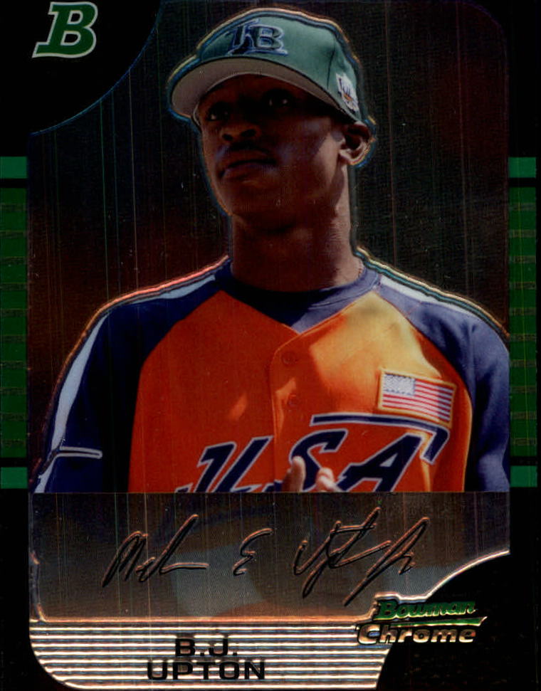 2005 Bowman Chrome Draft #142 B.J. Upton PROS