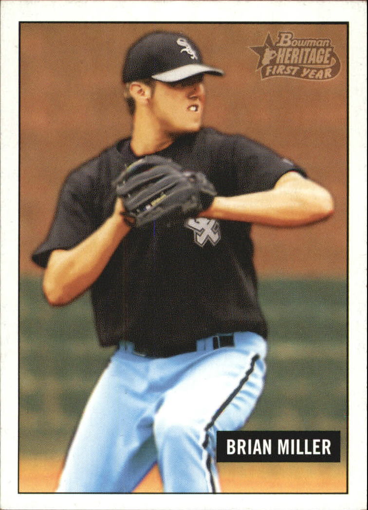 2005 Bowman Heritage #300 Brian Miller FY RC