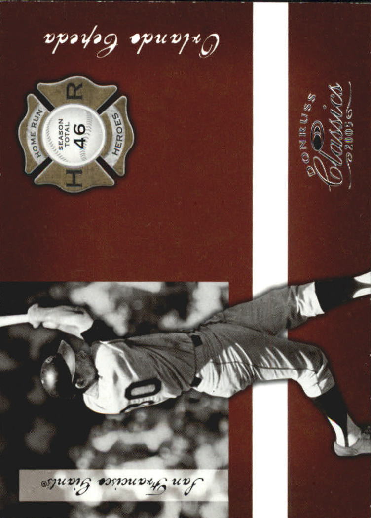 2005 Donruss Classics Home Run Heroes #30 Orlando Cepeda