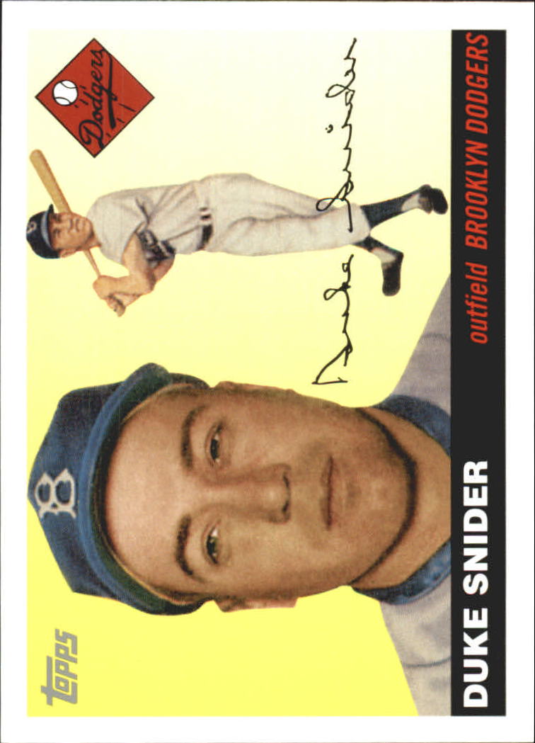 2005 Topps Dem Bums #DS Duke Snider