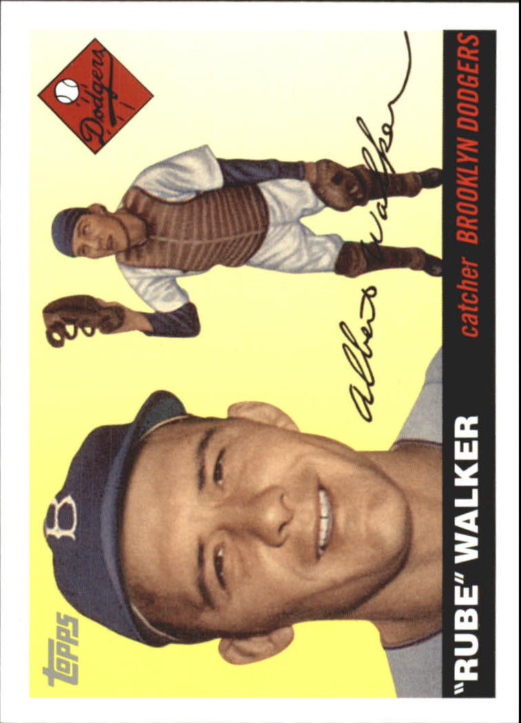 2005 Topps Dem Bums #RW Rube Walker