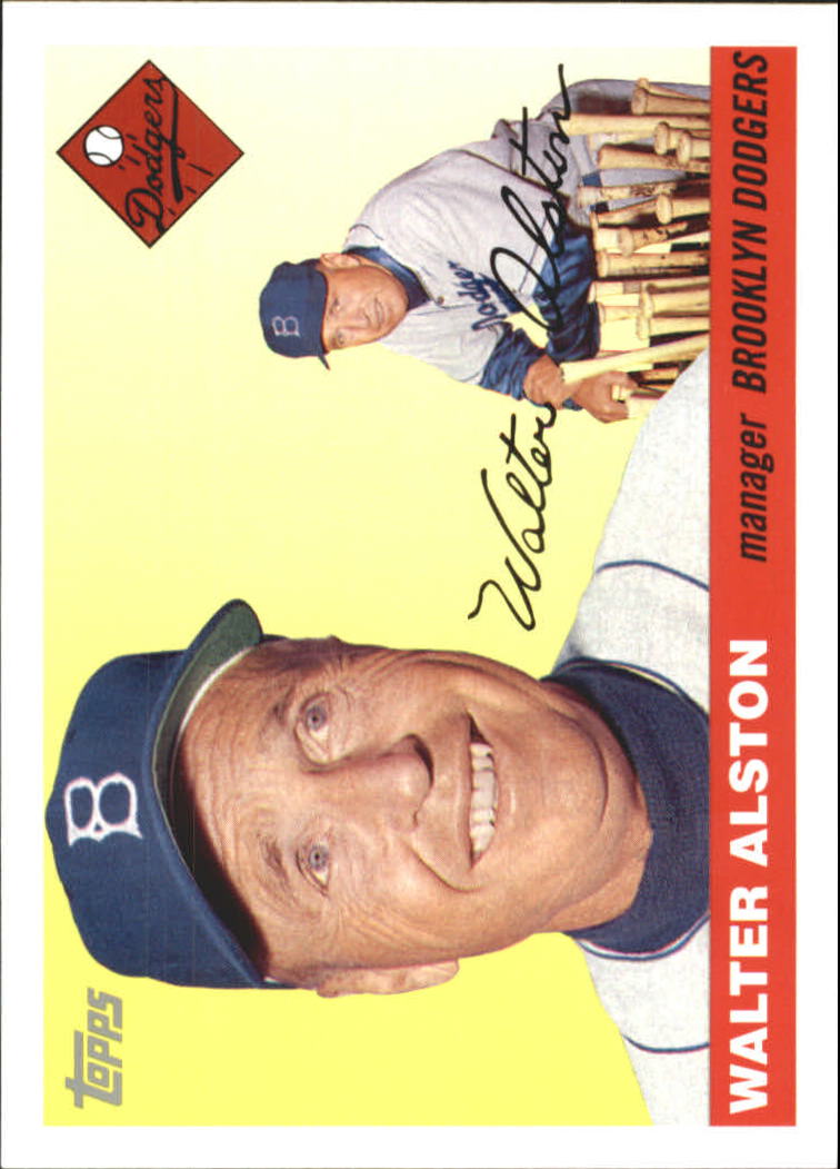 2005 Topps Dem Bums #WA Walter Alston