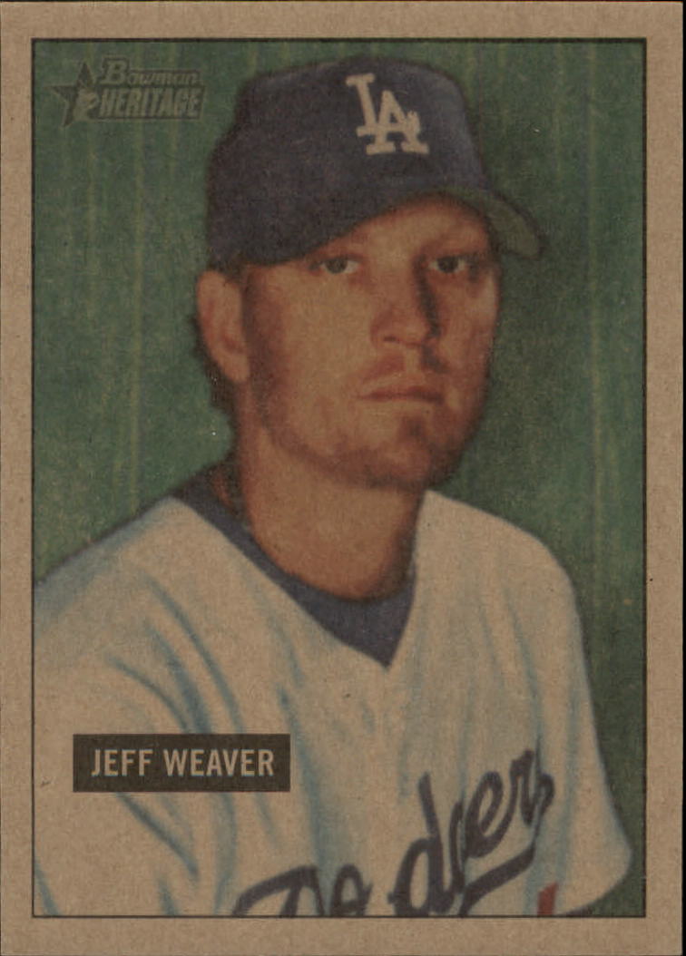 2005 Bowman Heritage Mahogany #6 Jeff Weaver