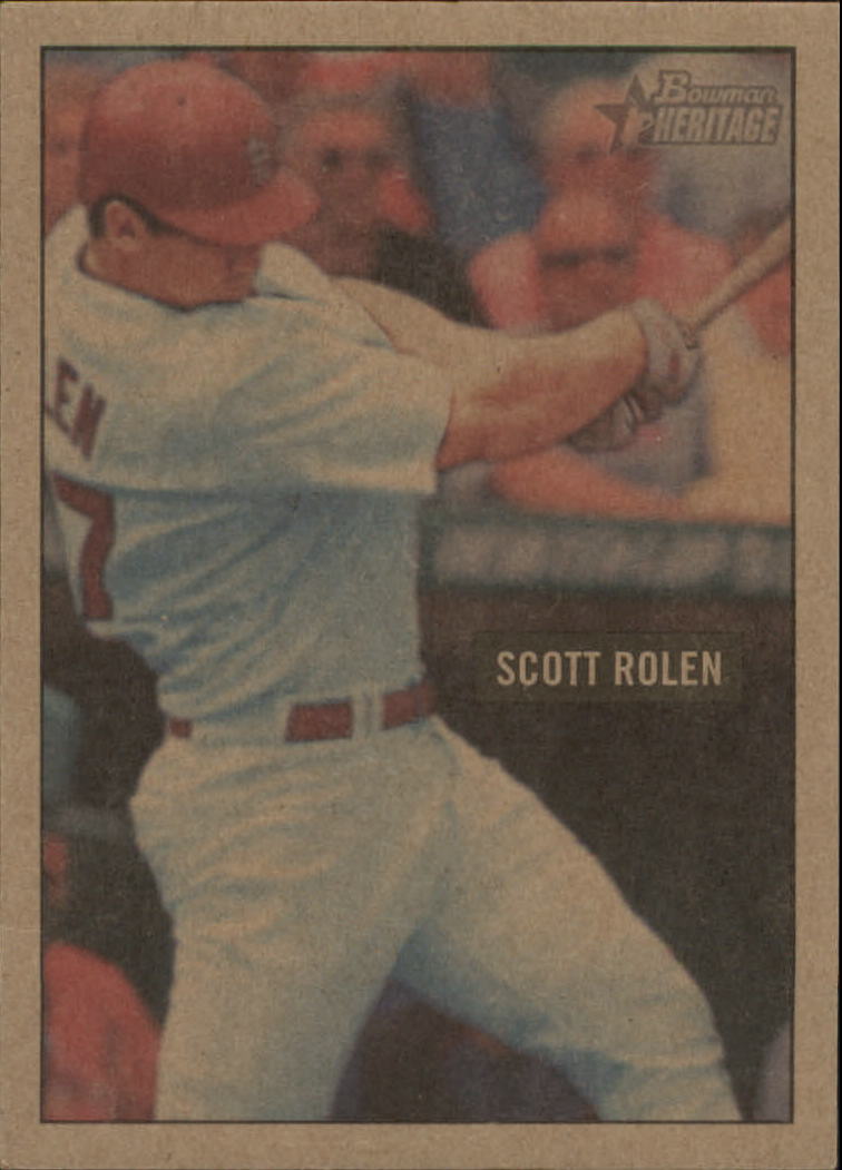 2005 Bowman Heritage Mahogany #10 Scott Rolen