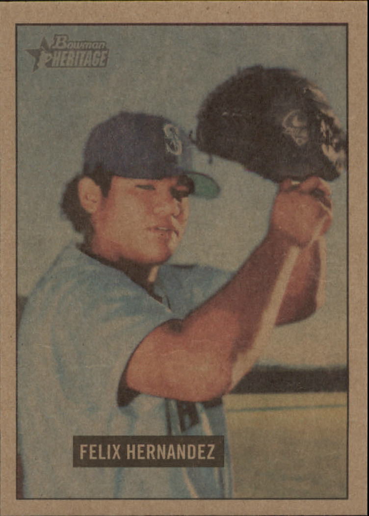 2005 Bowman Heritage Mahogany #43 Felix Hernandez