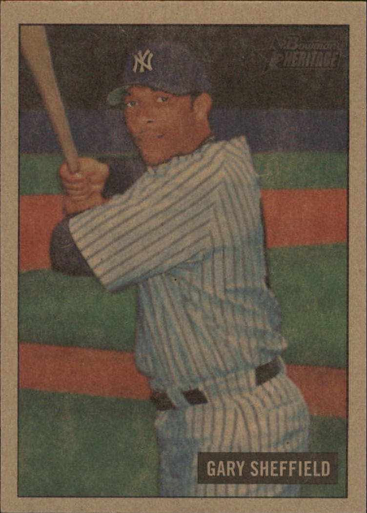 2005 Bowman Heritage Mahogany #65 Gary Sheffield