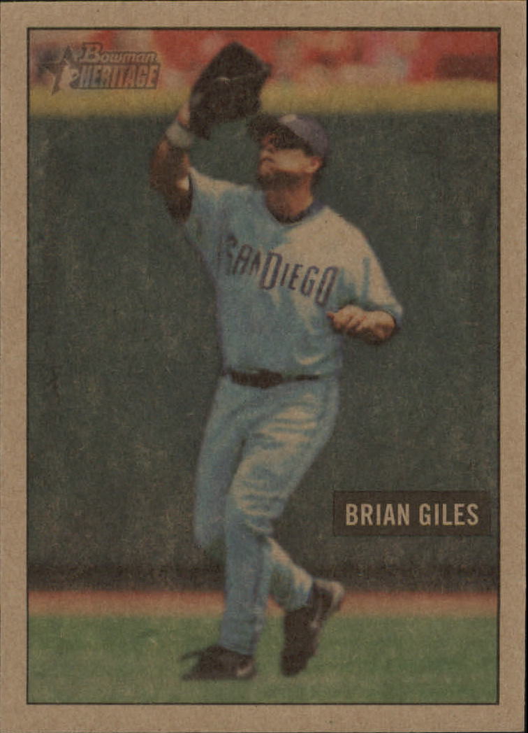 2005 Bowman Heritage Mahogany #126 Brian Giles