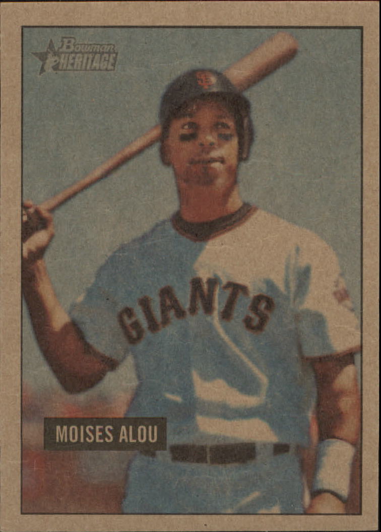 2005 Bowman Heritage Mahogany #168 Moises Alou