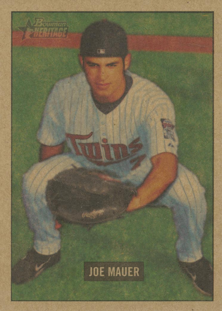 2005 Bowman Heritage Mahogany #185 Joe Mauer
