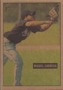 2005 Bowman Heritage Mahogany #194 Miguel Cabrera