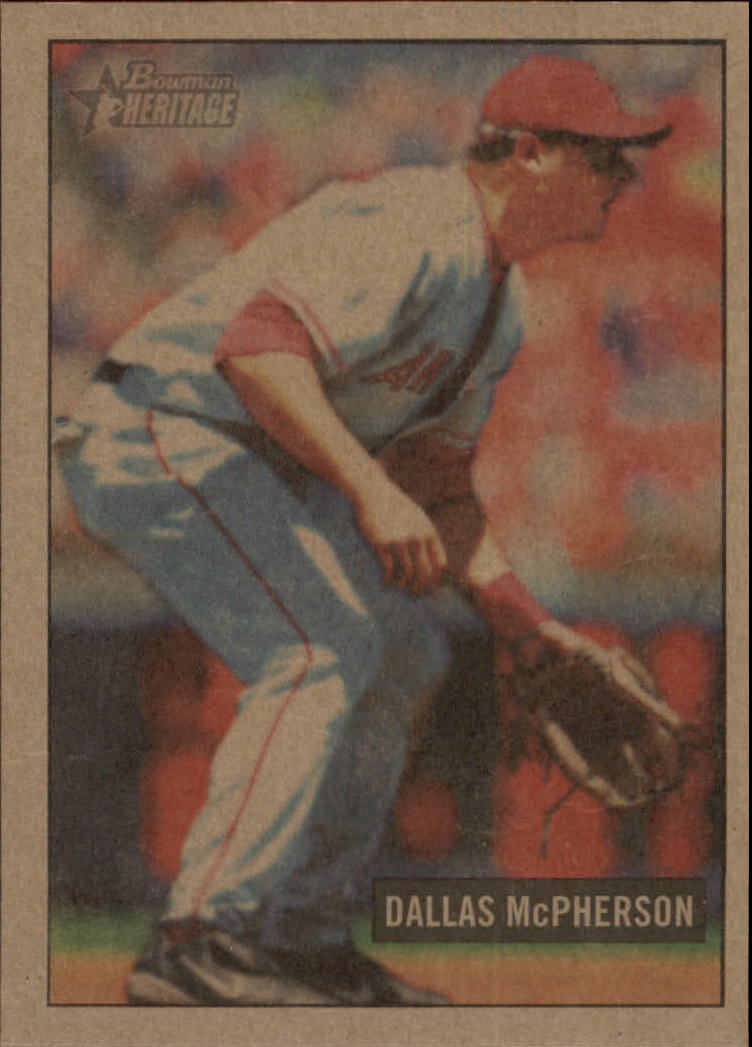 2005 Bowman Heritage Mahogany #312 Dallas McPherson