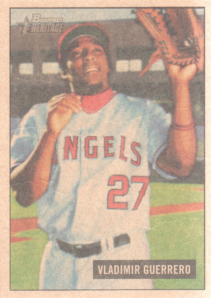 2005 Bowman Heritage Mahogany #313 Vladimir Guerrero