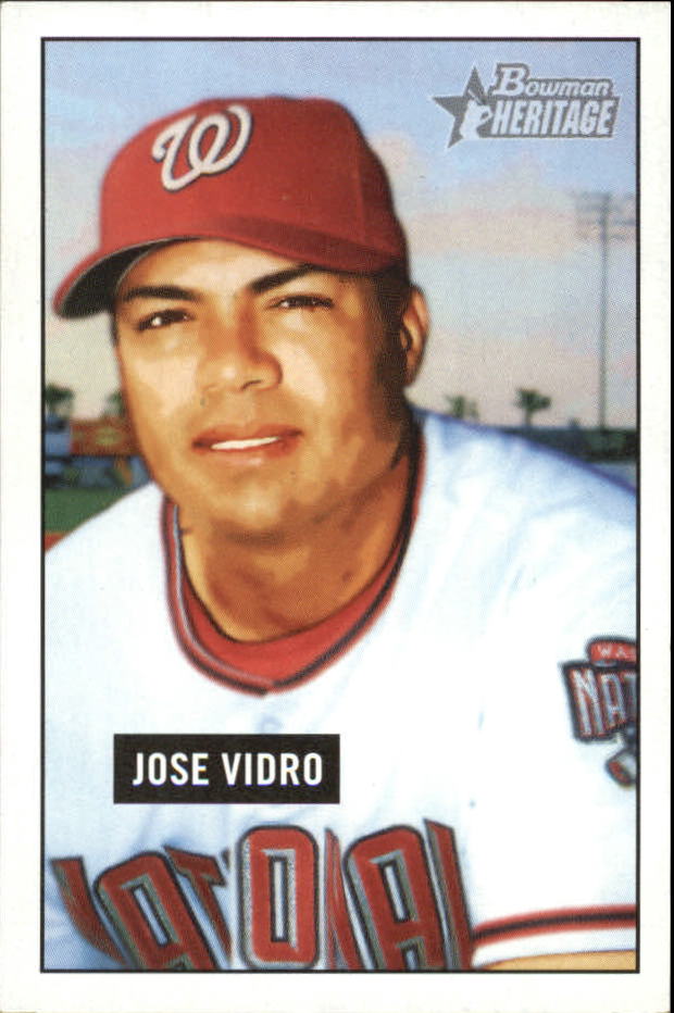 2005 Bowman Heritage Mini #41 Jose Vidro