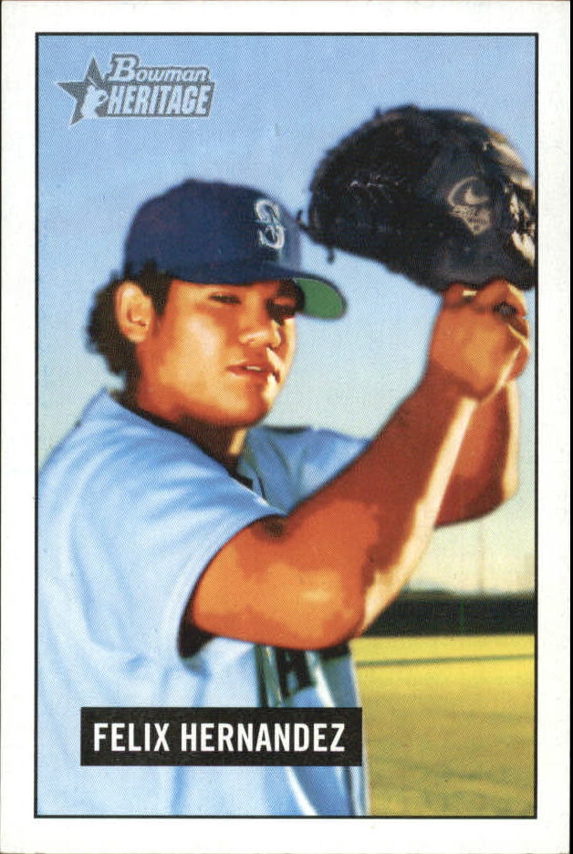 2005 Bowman Heritage Mini #43 Felix Hernandez