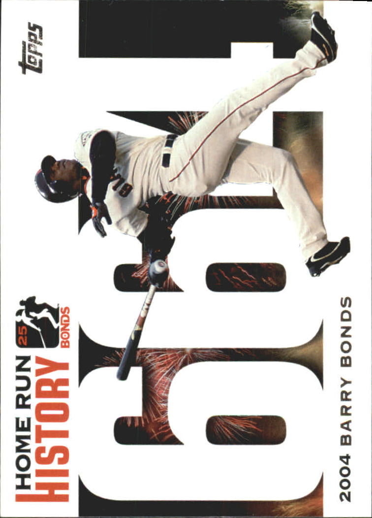 2005 Topps Barry Bonds Home Run History #664 Barry Bonds HR664