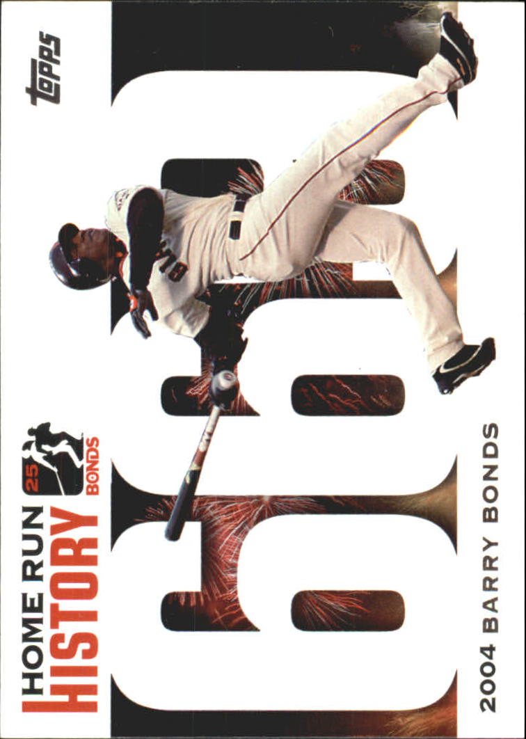 2005 Topps Barry Bonds Home Run History #669 Barry Bonds HR669