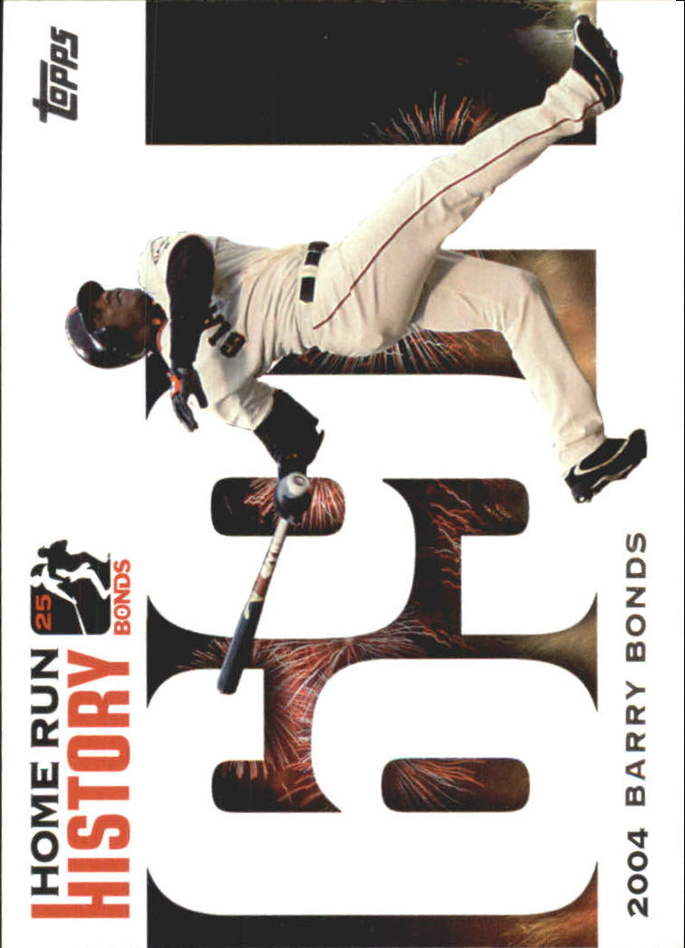 2005 Topps Barry Bonds Home Run History #691 Barry Bonds HR691