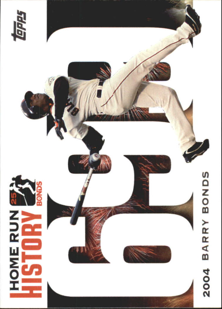 2005 Topps Barry Bonds Home Run History #699 Barry Bonds HR699