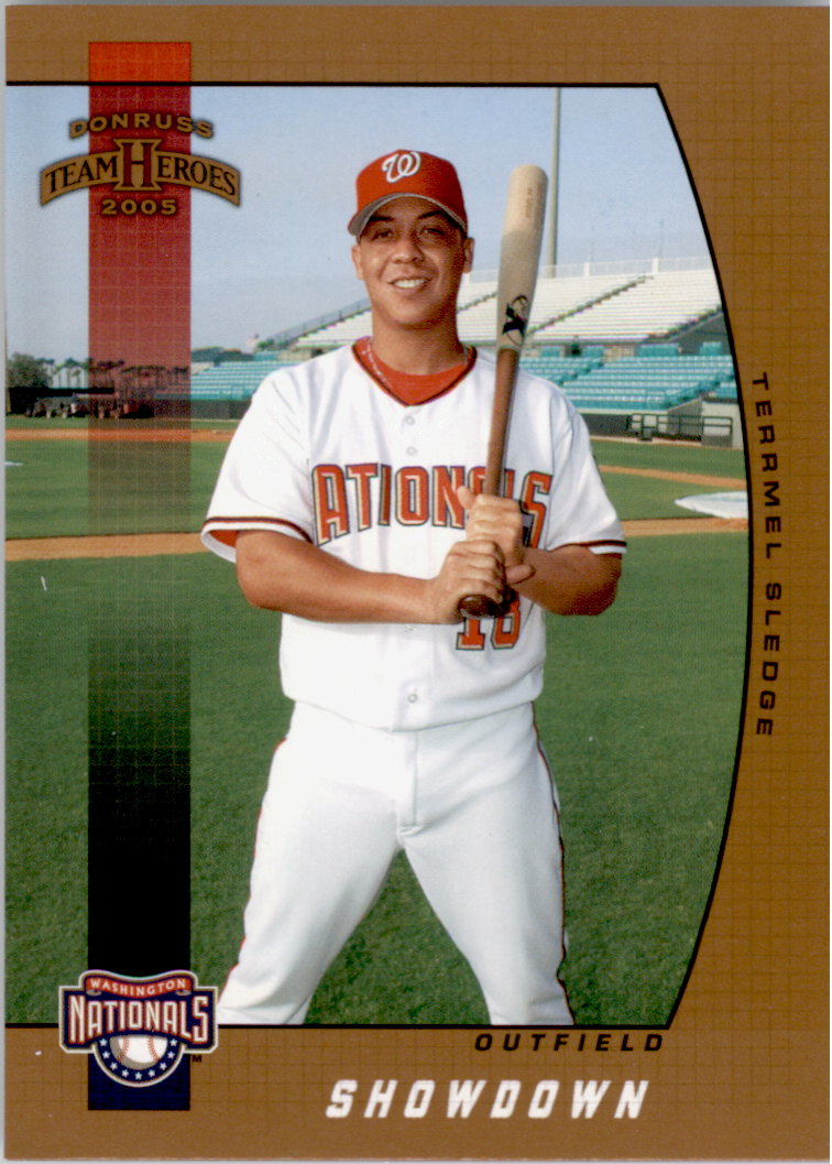 2005 Donruss Team Heroes Showdown Bronze #402 Terrmel Sledge