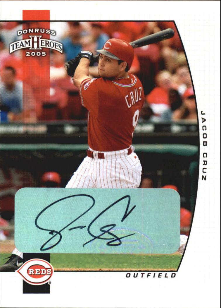 2005 Donruss Team Heroes Autographs #90 Jacob Cruz