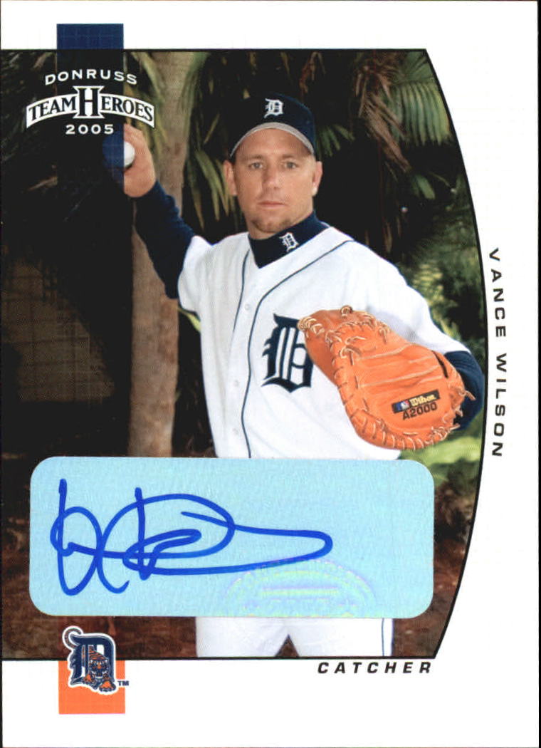 2005 Donruss Team Heroes Autographs #203 Vance Wilson