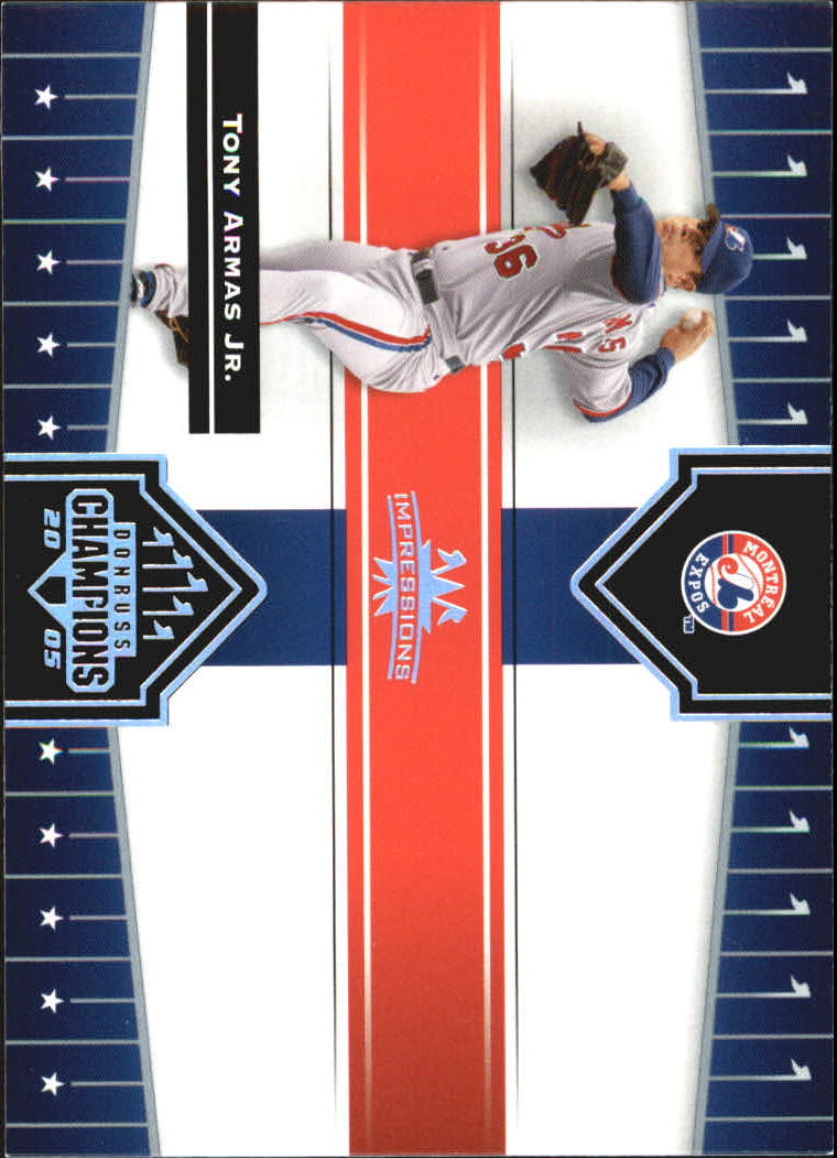 2005 Donruss Champions Impressions #29 Tony Armas Jr.