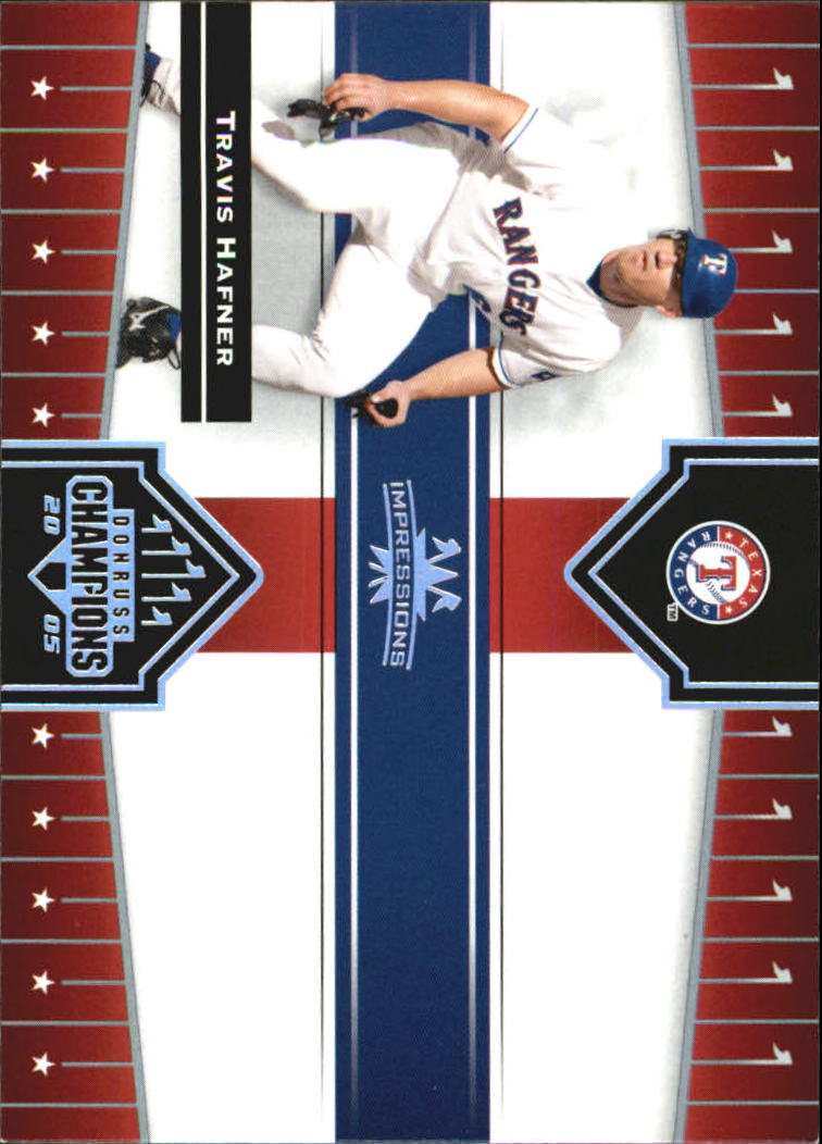 2005 Donruss Champions Impressions #135 Travis Hafner Rgr